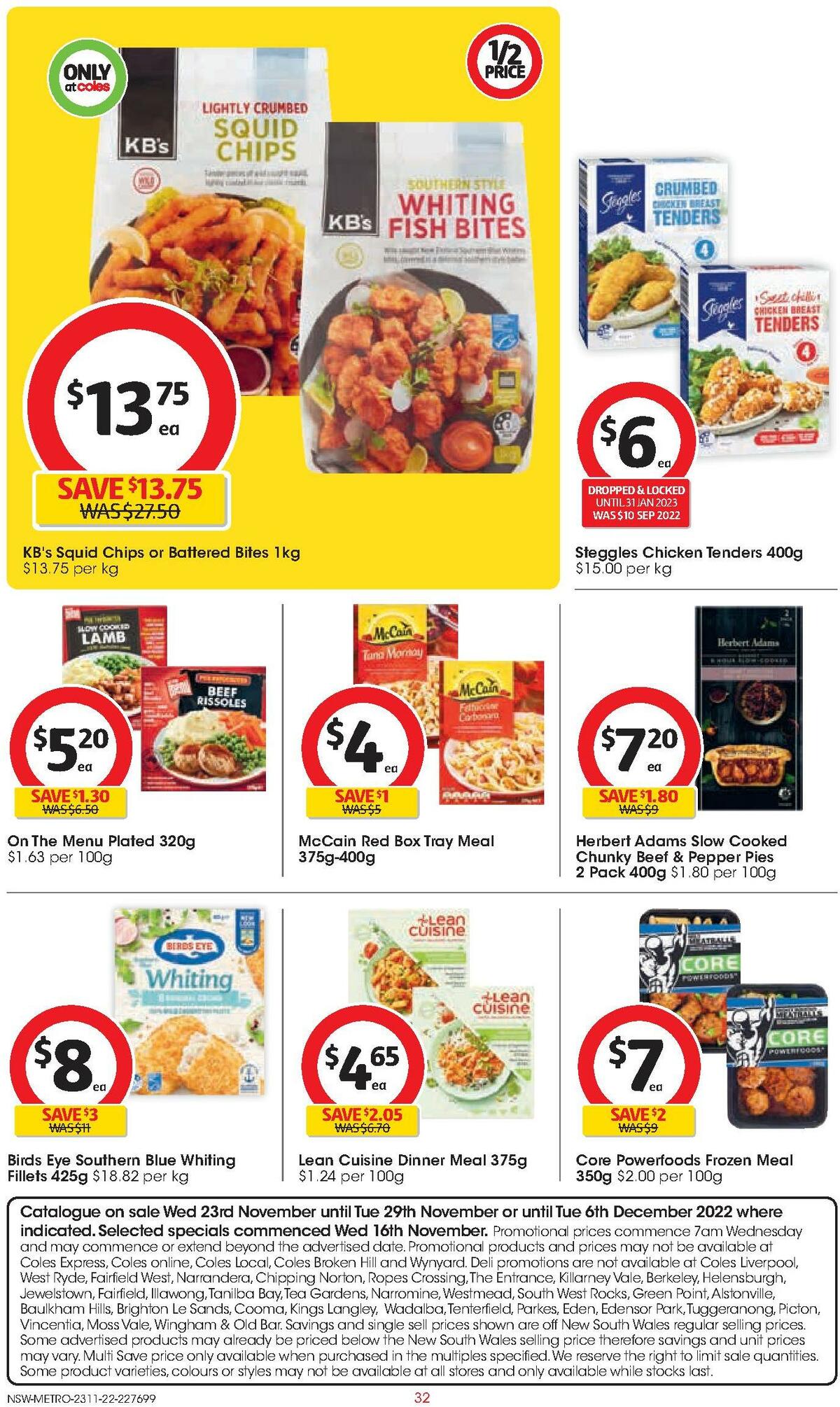 Coles Catalogues from 23 November
