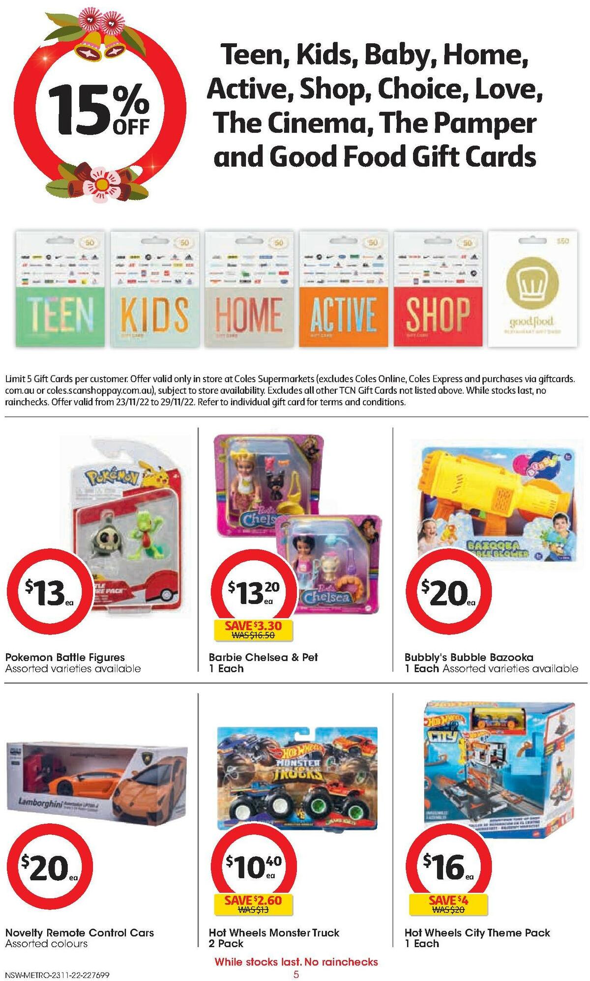 Coles Catalogues from 23 November
