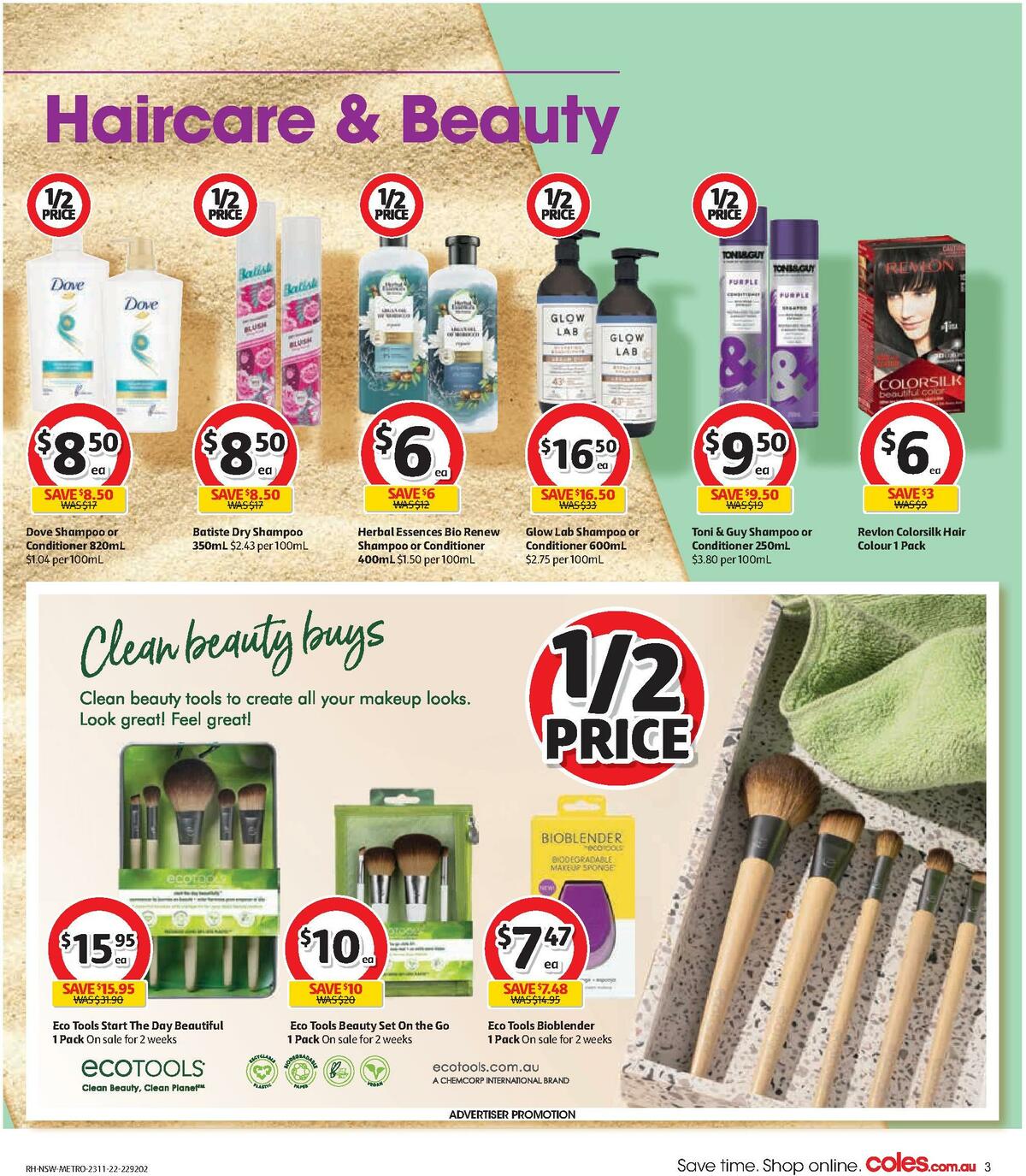 Coles Health & Beauty Catalogues from 23 November