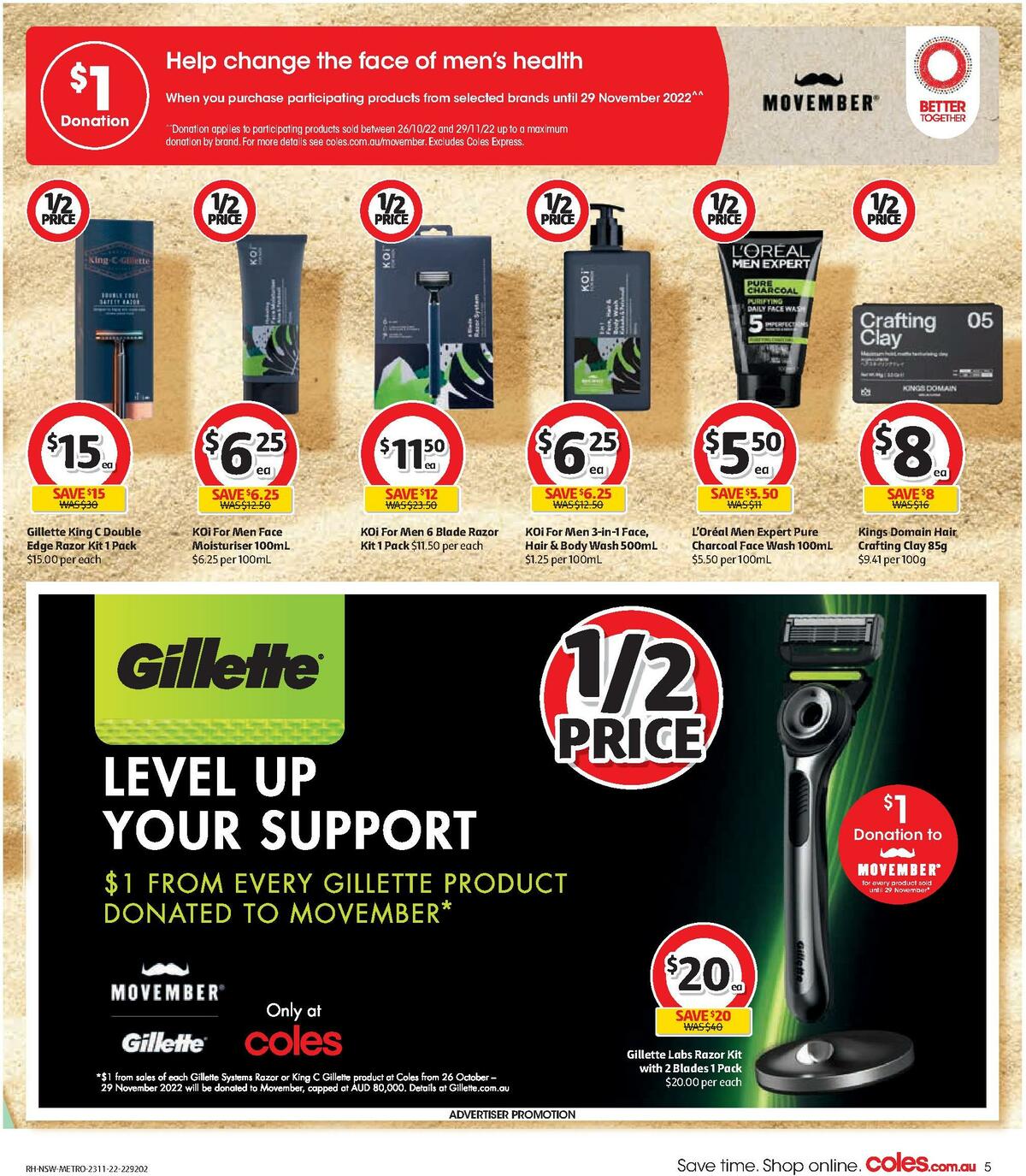 Coles Health & Beauty Catalogues from 23 November