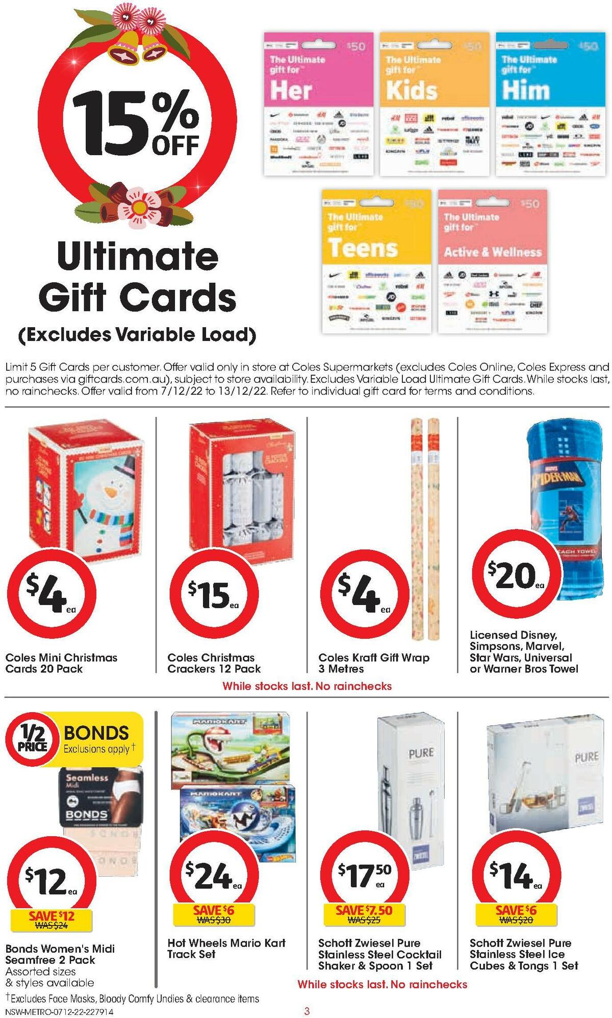 Coles Catalogues from 7 December