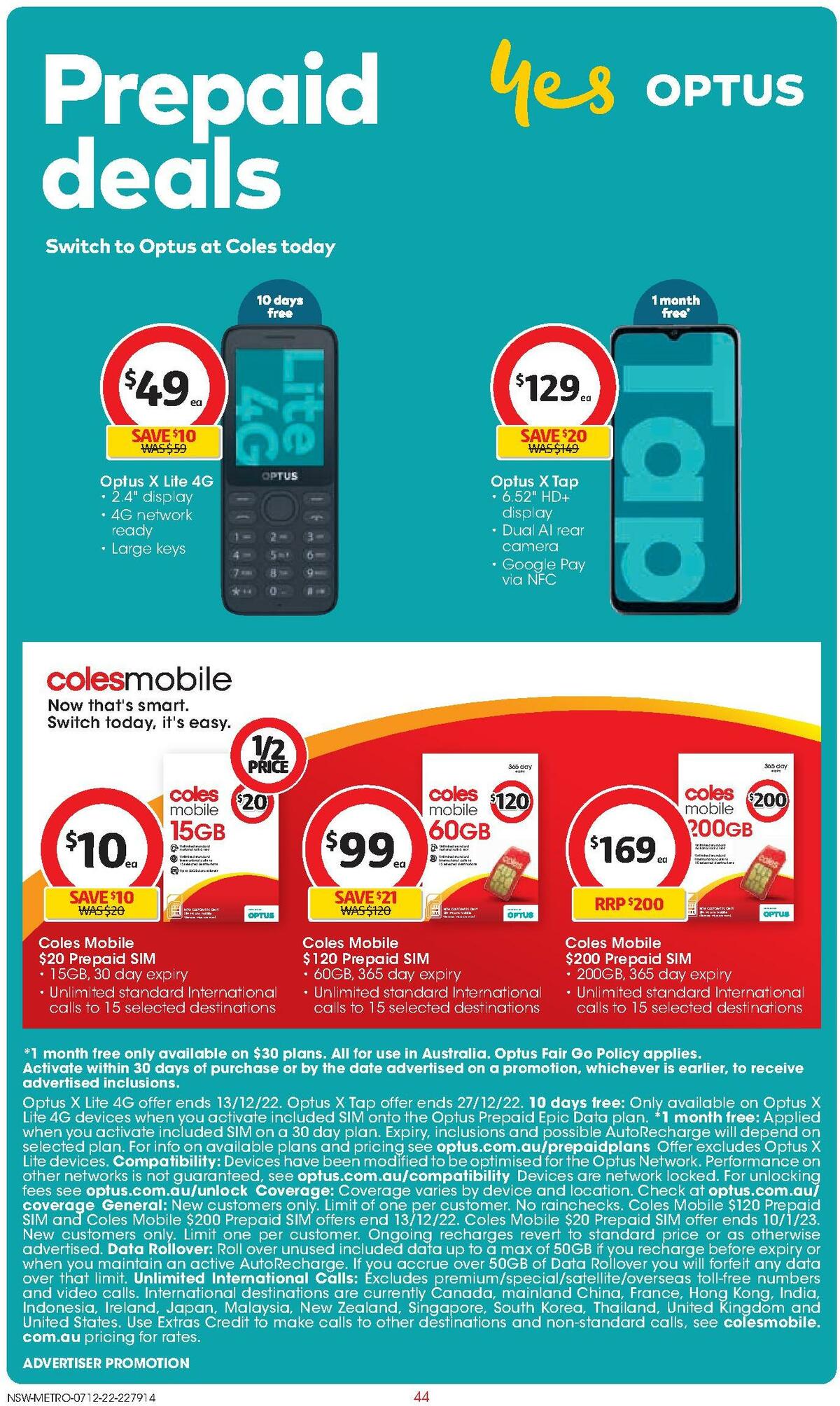 Coles Catalogues from 7 December