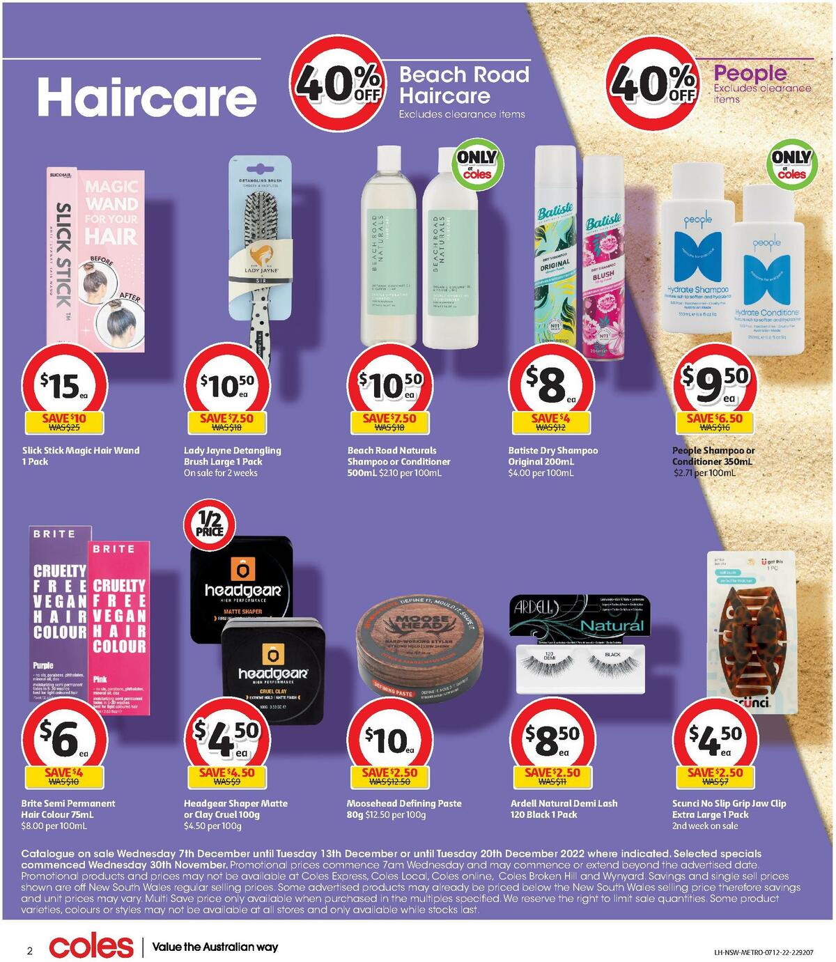 Coles Health & Beauty Catalogues from 7 December
