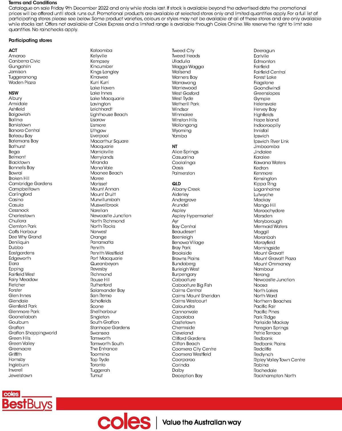 Coles Best Buys - Stocking Stuffers Catalogues from 9 December