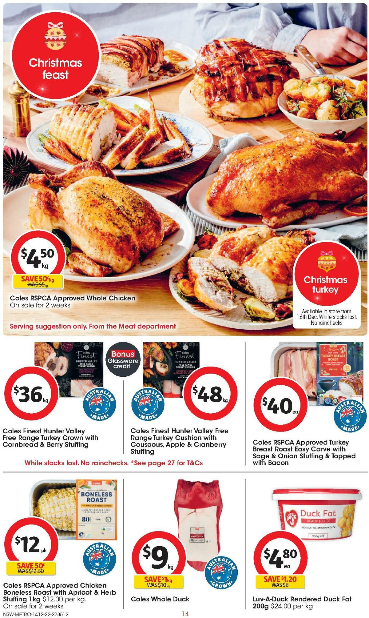 Coles Catalogues from 14 December