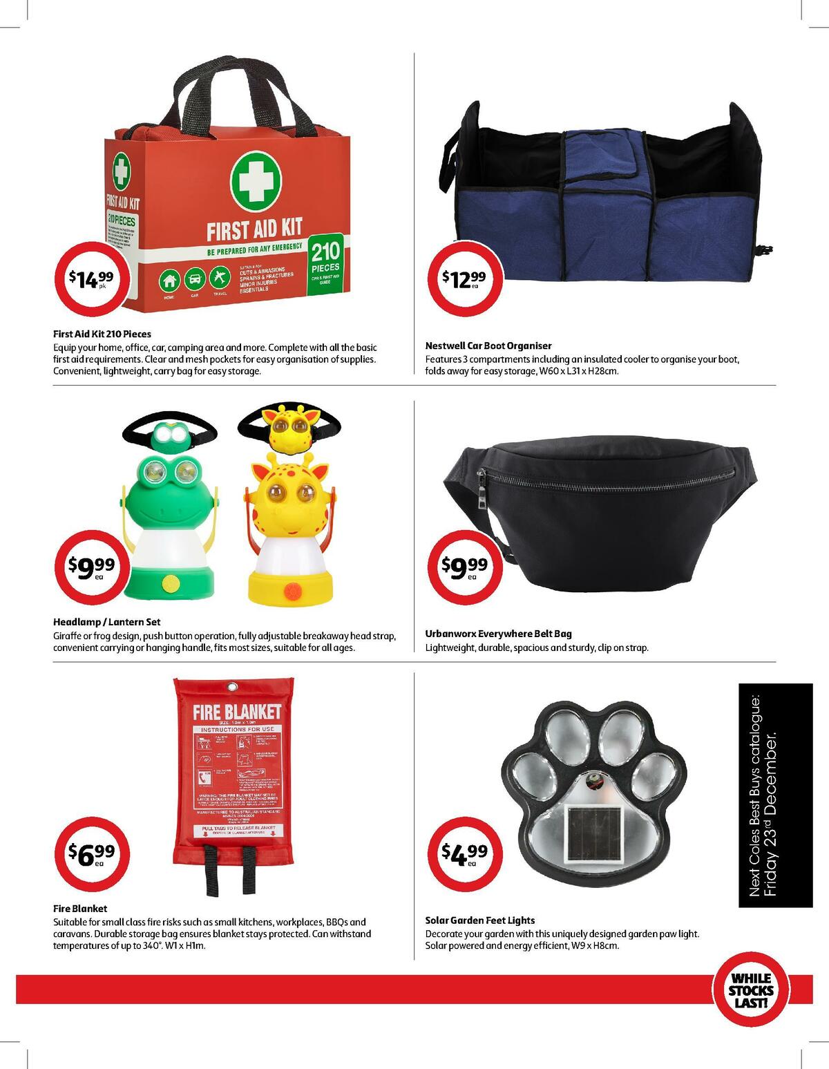 Coles Best Buys - Summer Fun Catalogues from 16 December