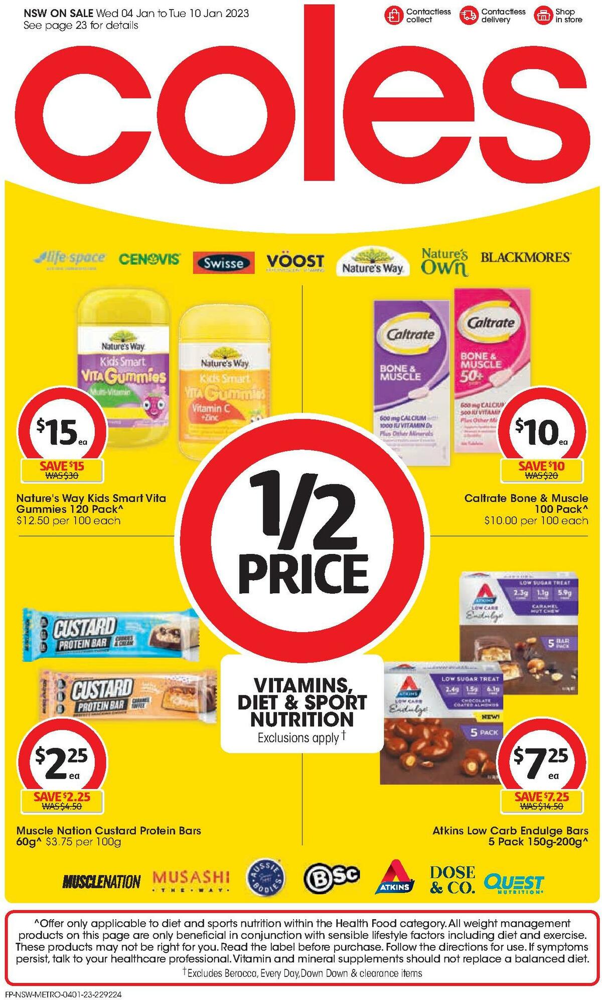 Coles Catalogues from 4 January
