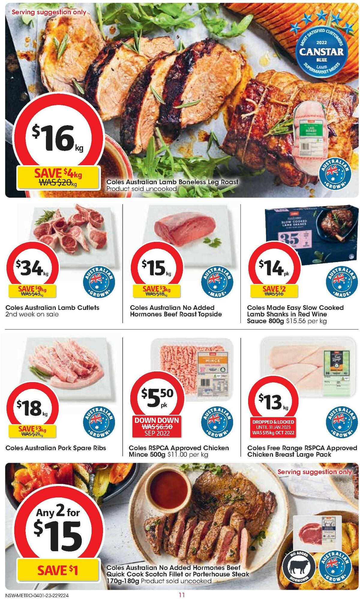 Coles Catalogues from 4 January
