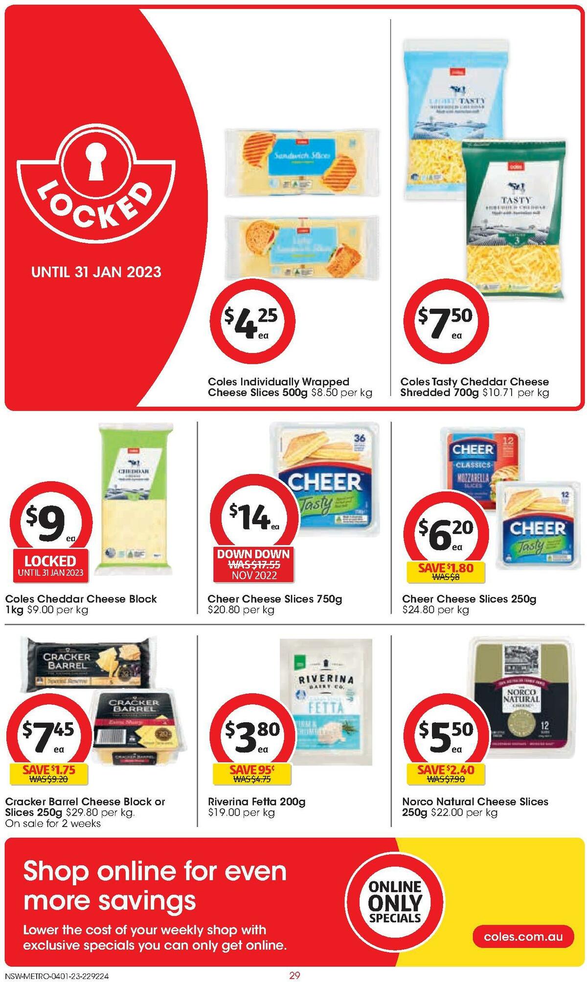 Coles Catalogues from 4 January