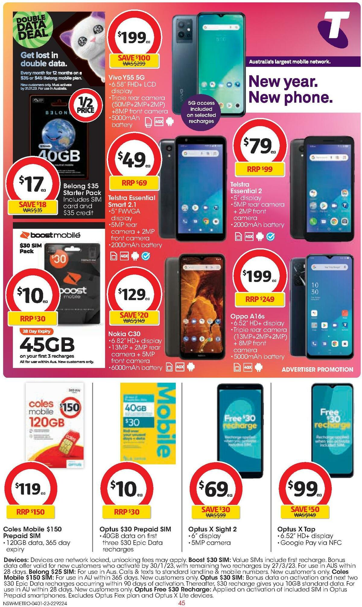 Coles Catalogues from 4 January