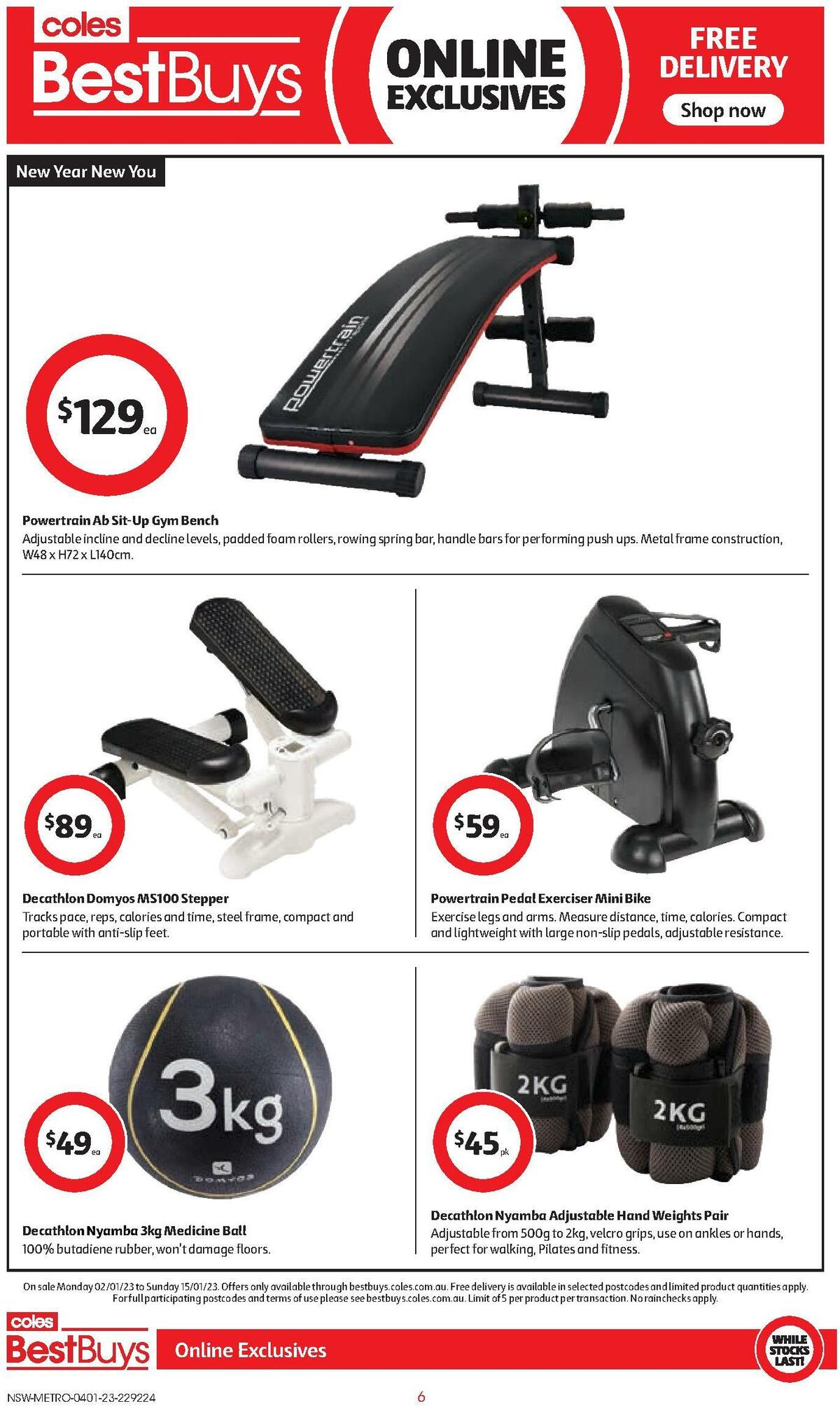 Coles Catalogues from 4 January