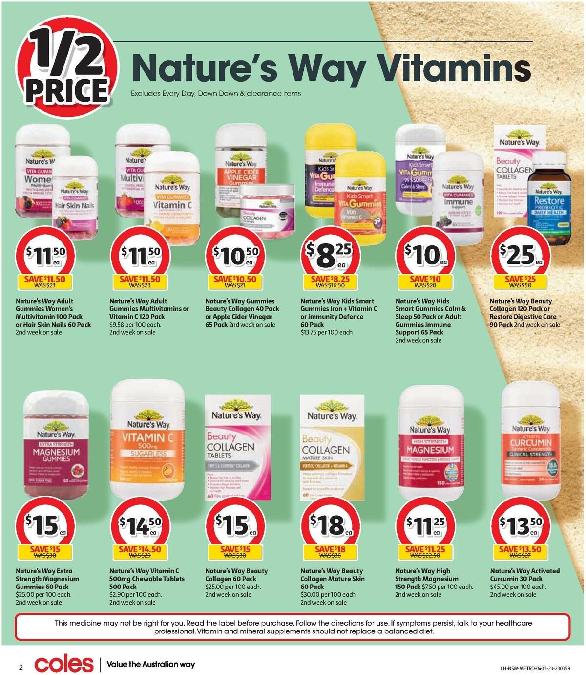 Coles Health & Beauty Catalogues from 4 January