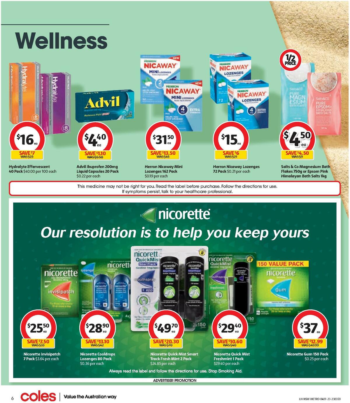 Coles Health & Beauty Catalogues from 4 January