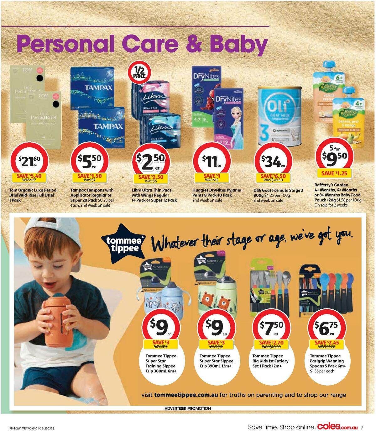 Coles Health & Beauty Catalogues from 4 January