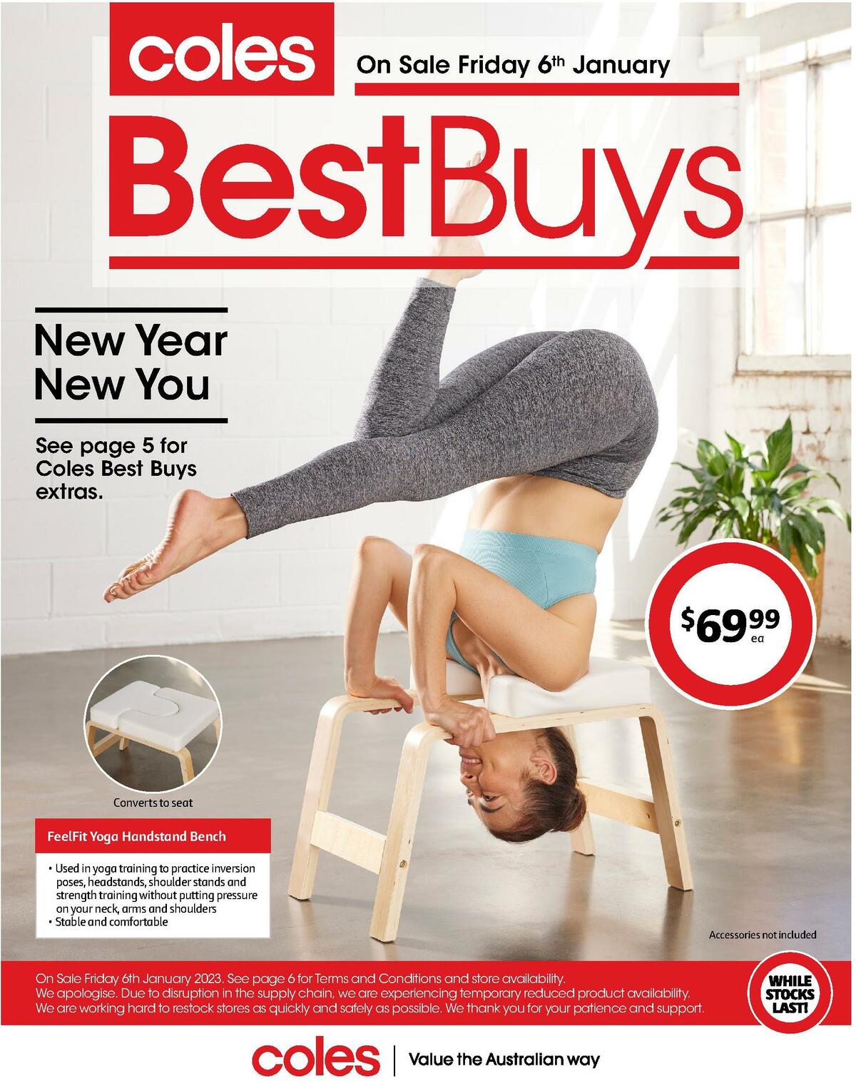 Coles Best Buys - New Year New You Catalogues from 6 January