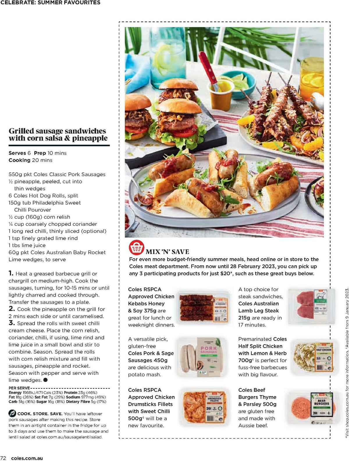 Coles Magazine January Catalogues from 1 January