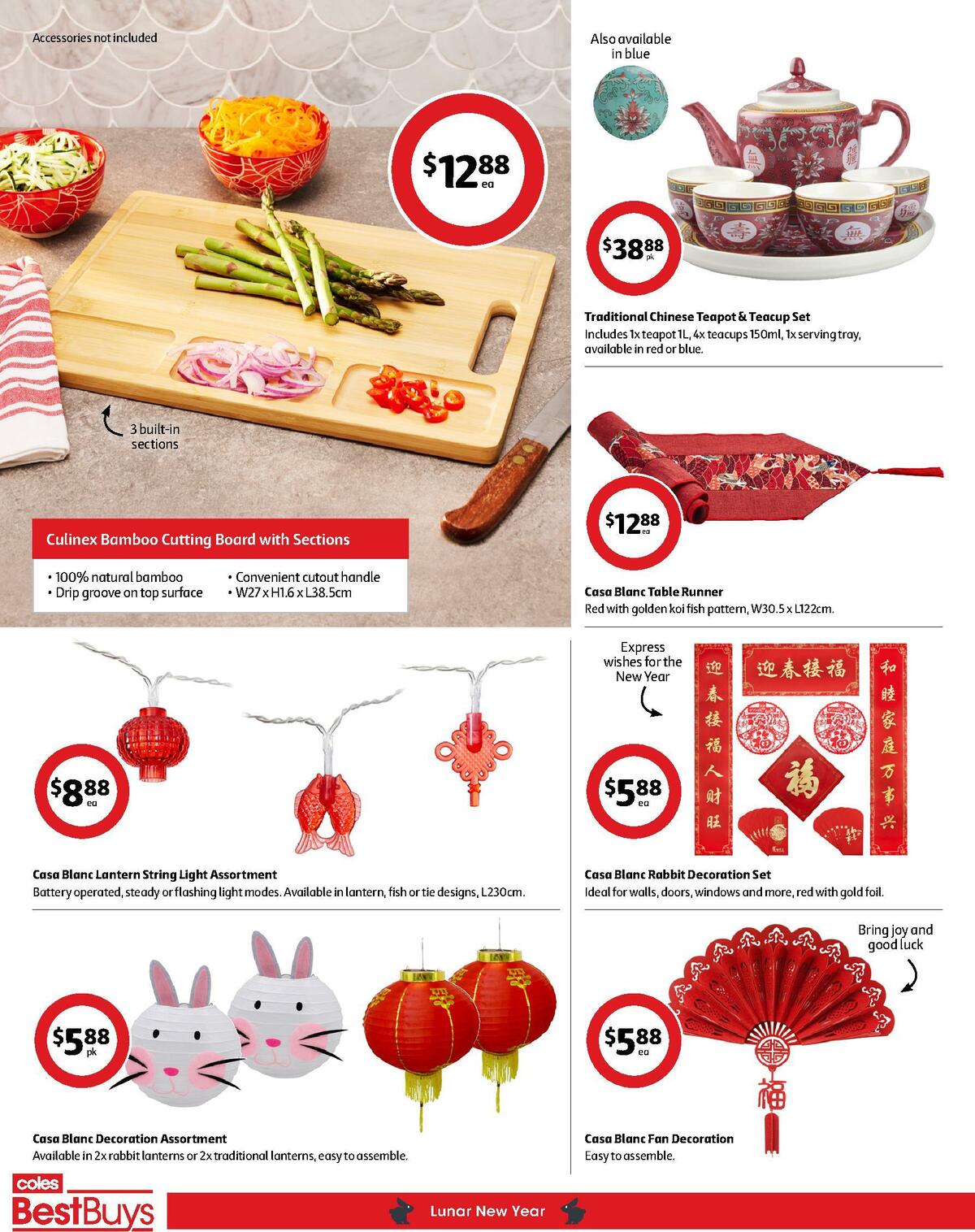 Coles Best Buys - Lunar New Year Catalogues from 13 January