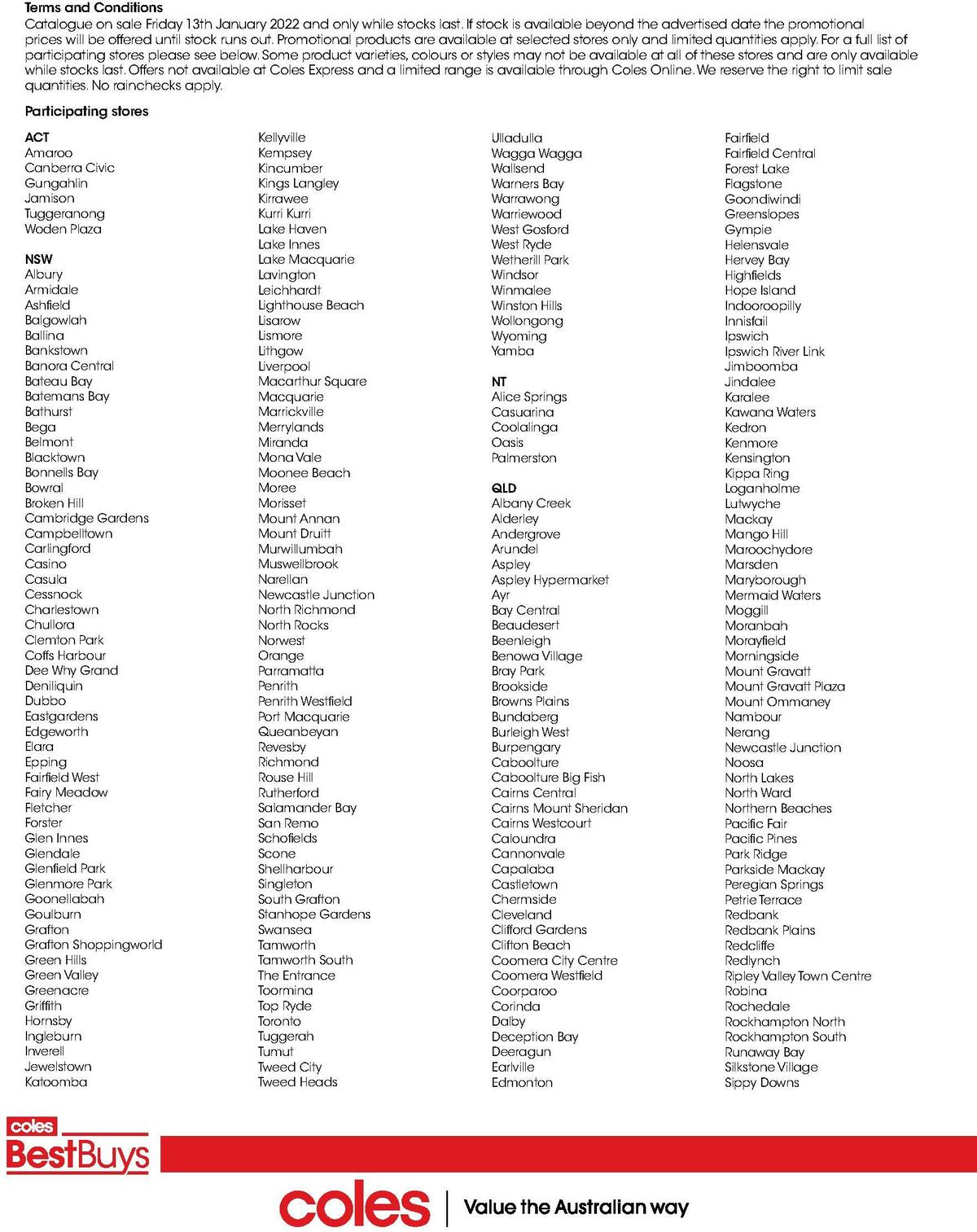 Coles Best Buys - Lunar New Year Catalogues from 13 January