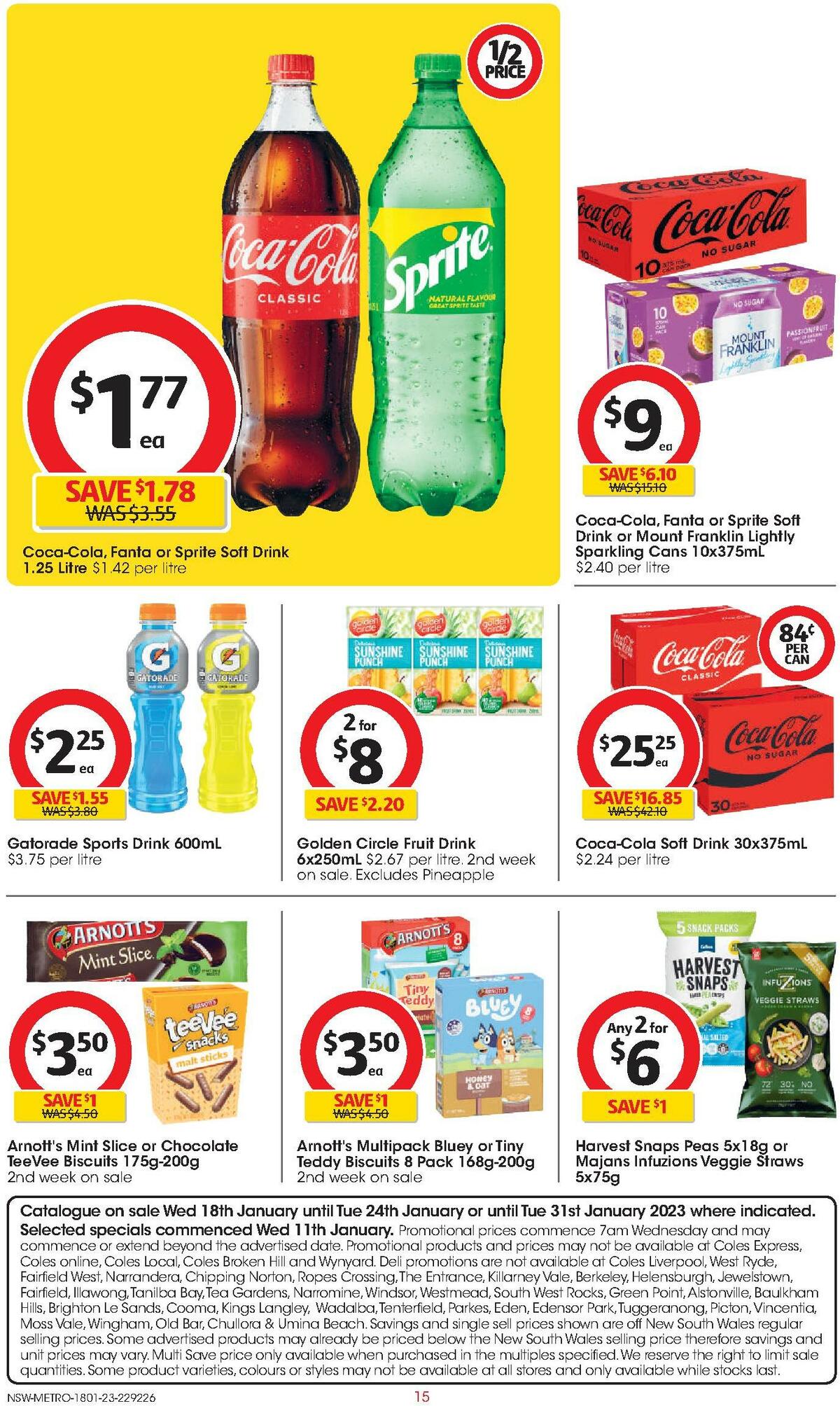 Coles Catalogues from 18 January