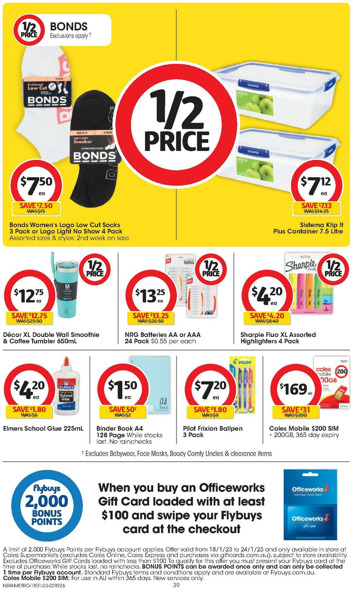 Coles Catalogues from 18 January