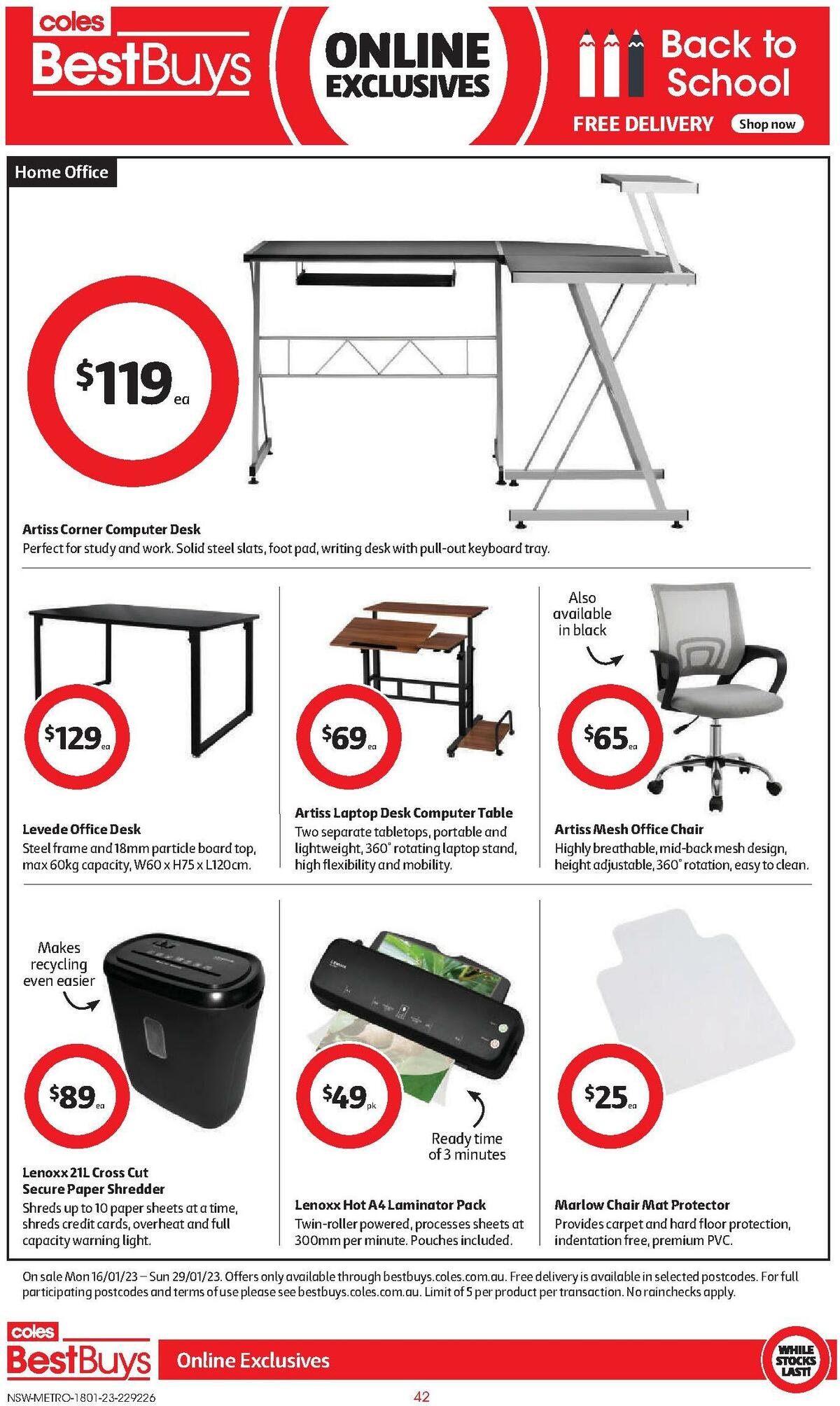 Coles Catalogues from 18 January