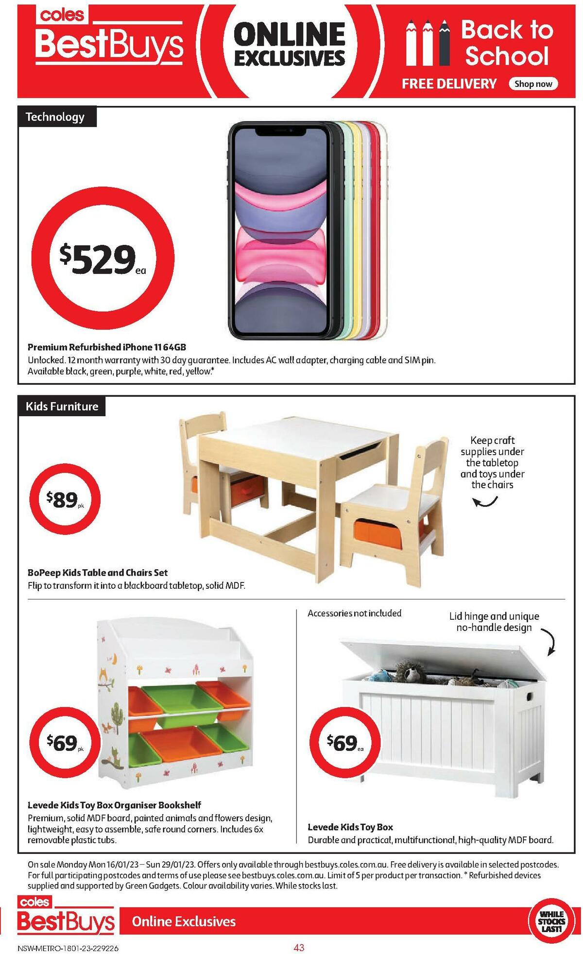 Coles Catalogues from 18 January