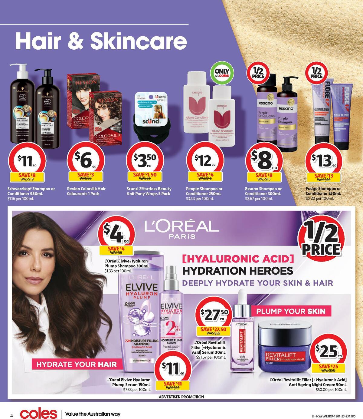 Coles Health & Beauty Catalogues from 18 January