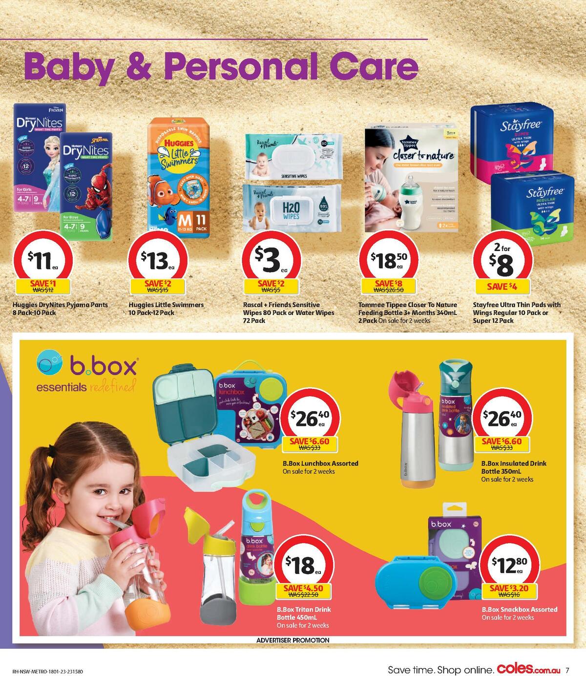 Coles Health & Beauty Catalogues from 18 January