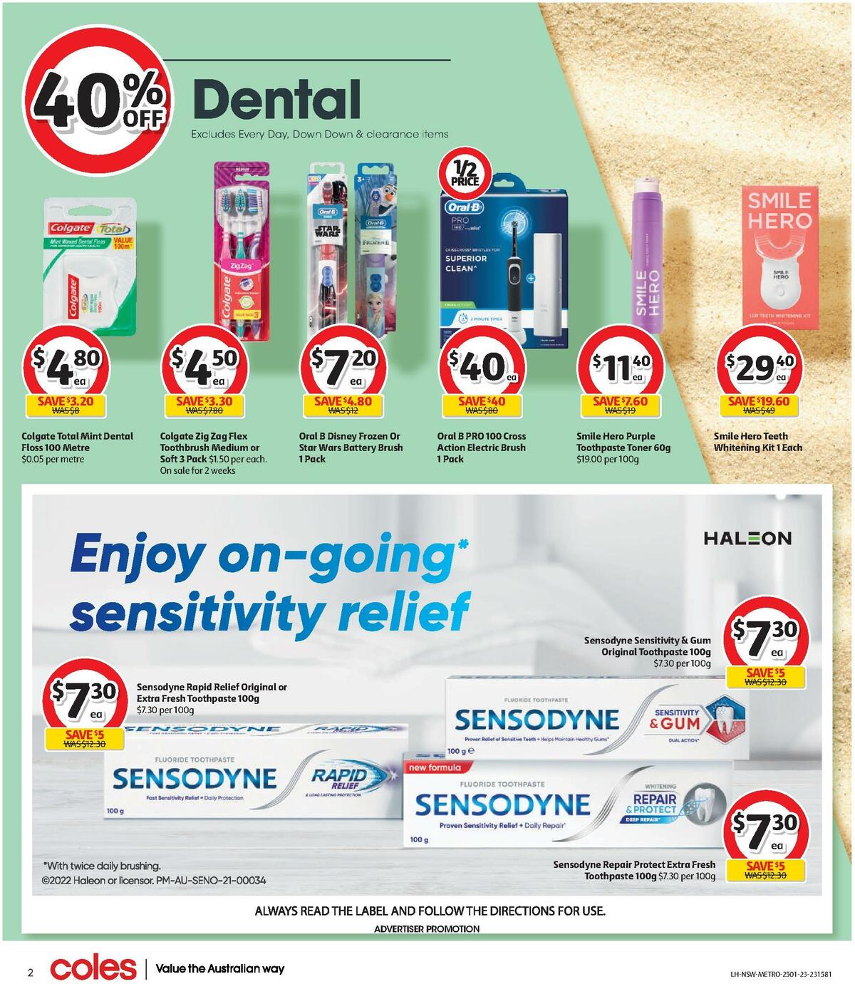 Coles Health & Beauty Catalogues from 25 January