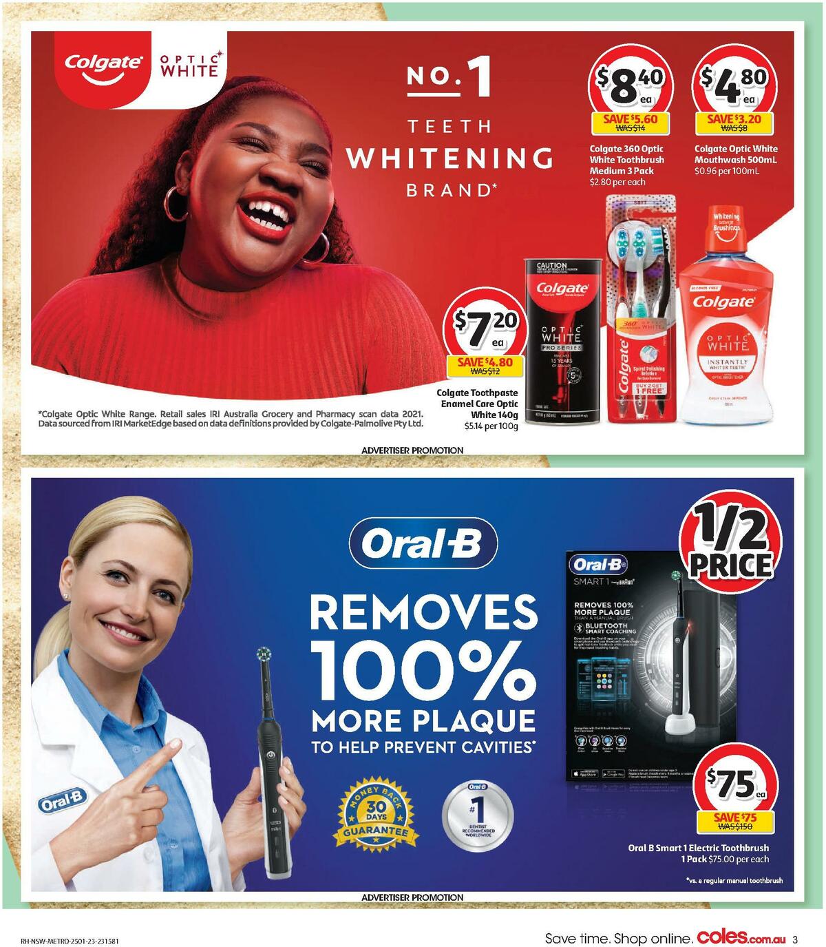 Coles Health & Beauty Catalogues from 25 January
