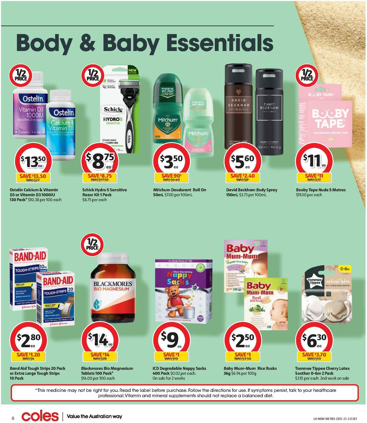 Coles Health & Beauty Catalogues from 25 January
