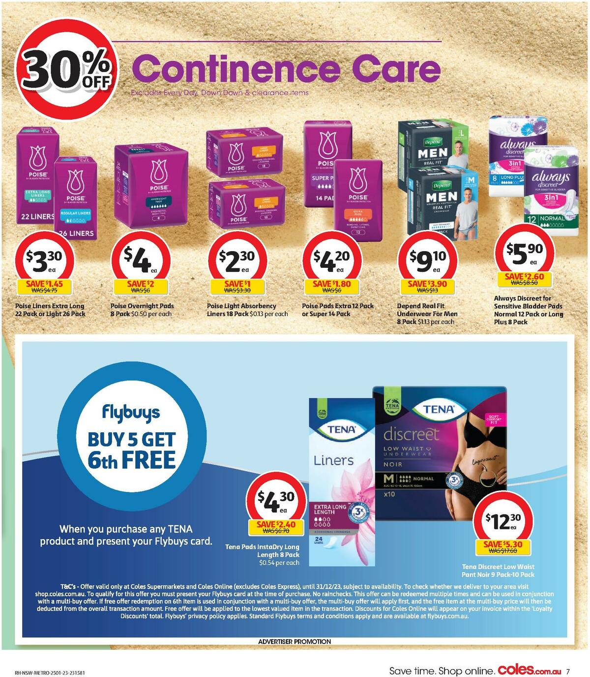 Coles Health & Beauty Catalogues from 25 January