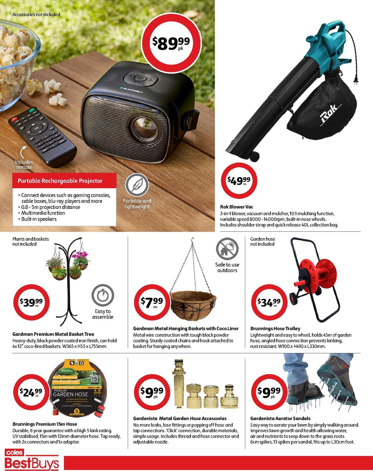 Coles Best Buys - Outdoor Living Catalogues from 27 January