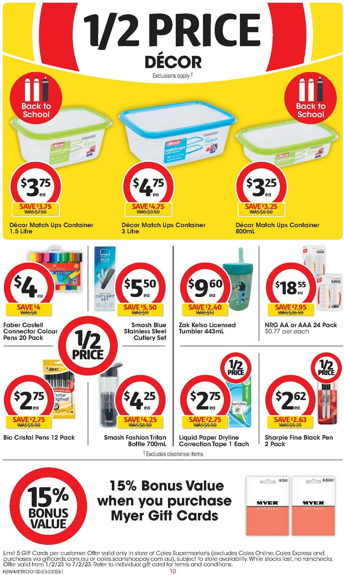 Coles Catalogues from 1 February