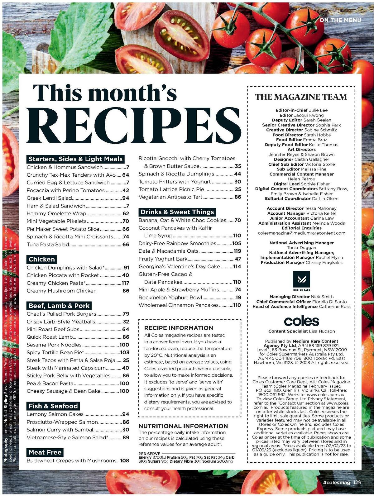 Coles Magazine February 2023 Catalogues from 1 February