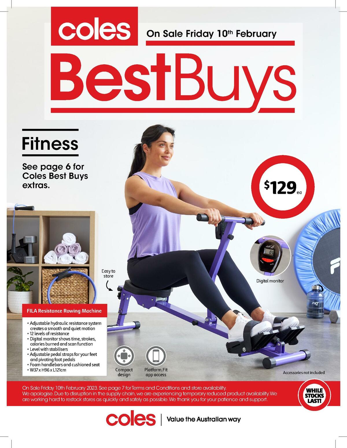 Coles Best Buys - Fitness Catalogues from 10 February