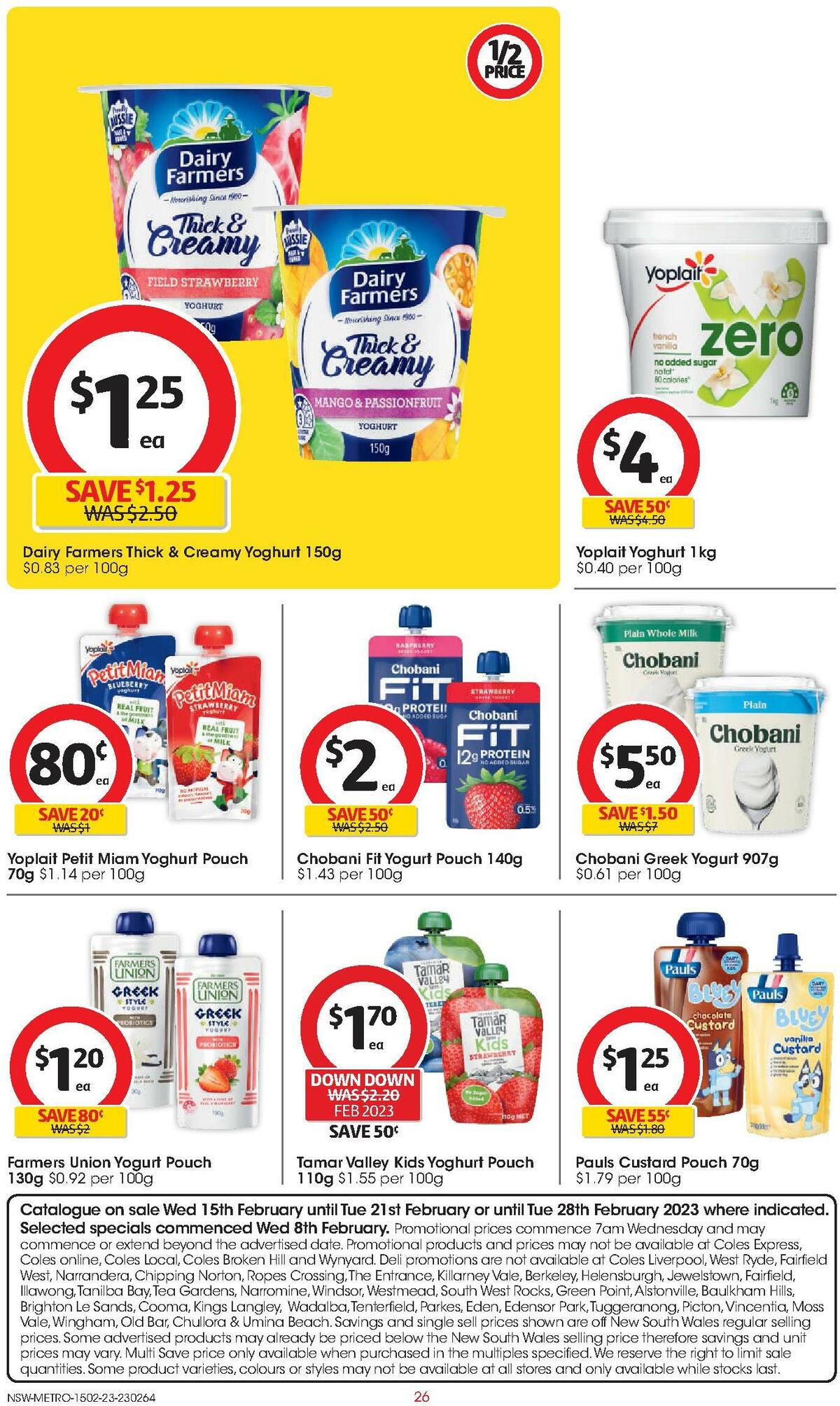 Coles Catalogues from 15 February