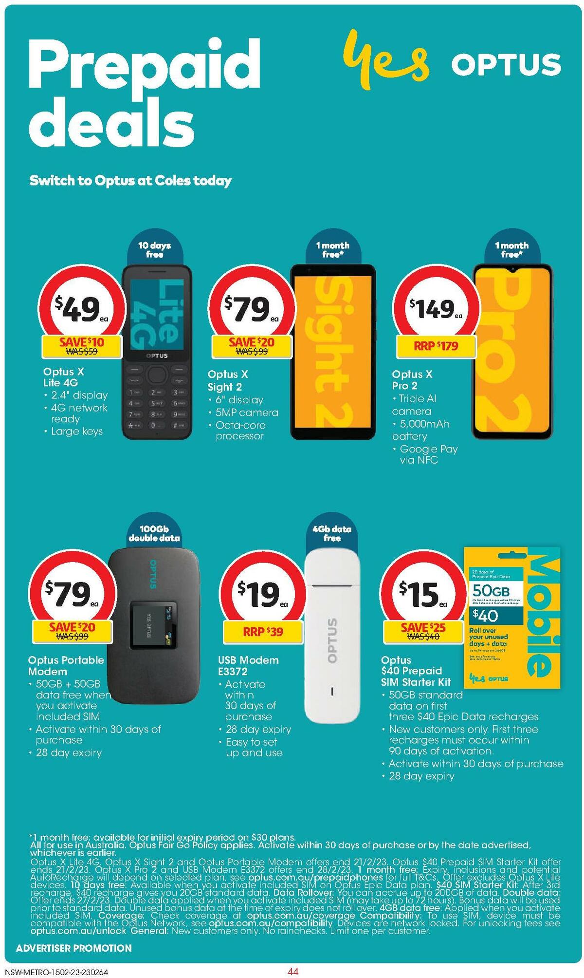 Coles Catalogues from 15 February