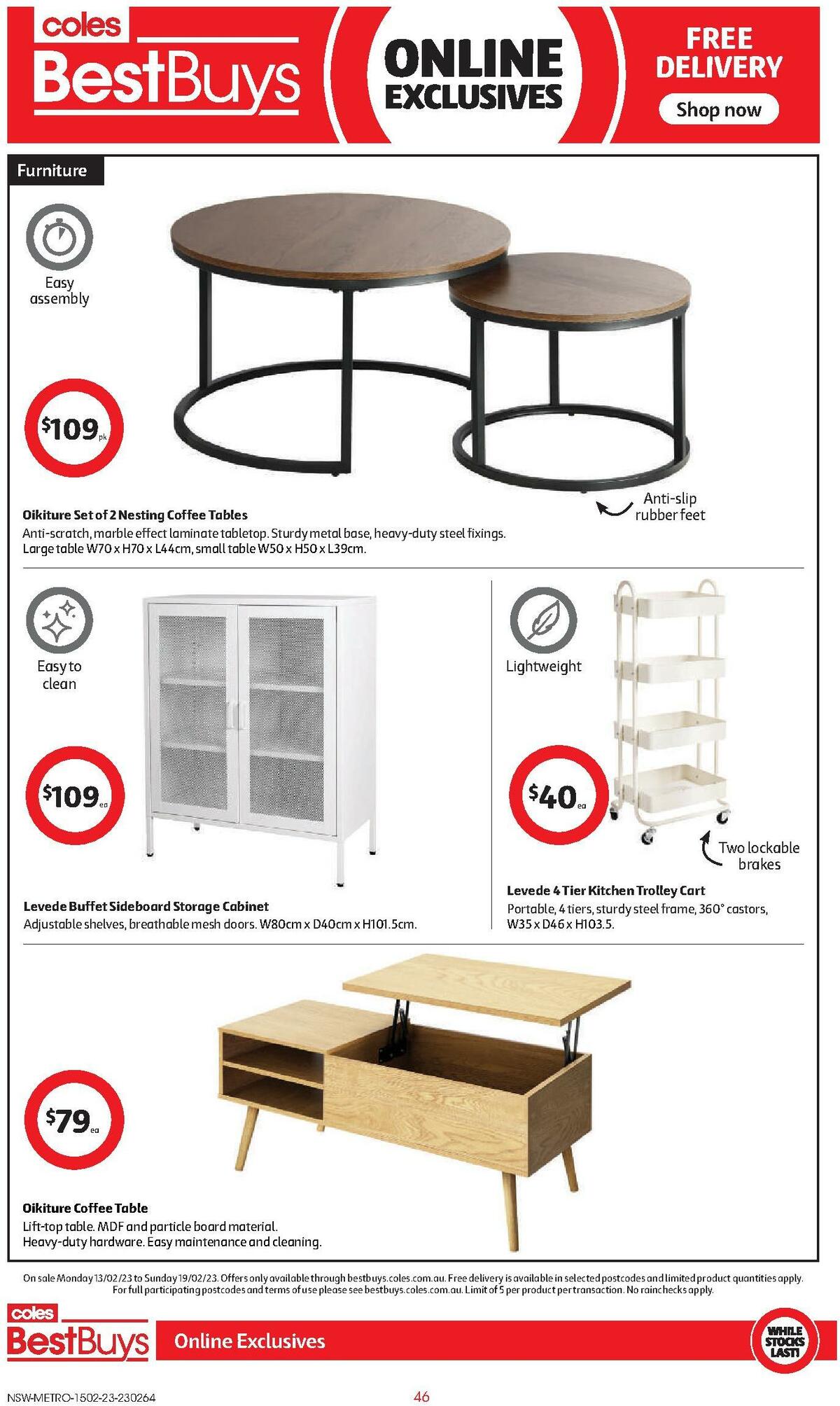 Coles Catalogues from 15 February