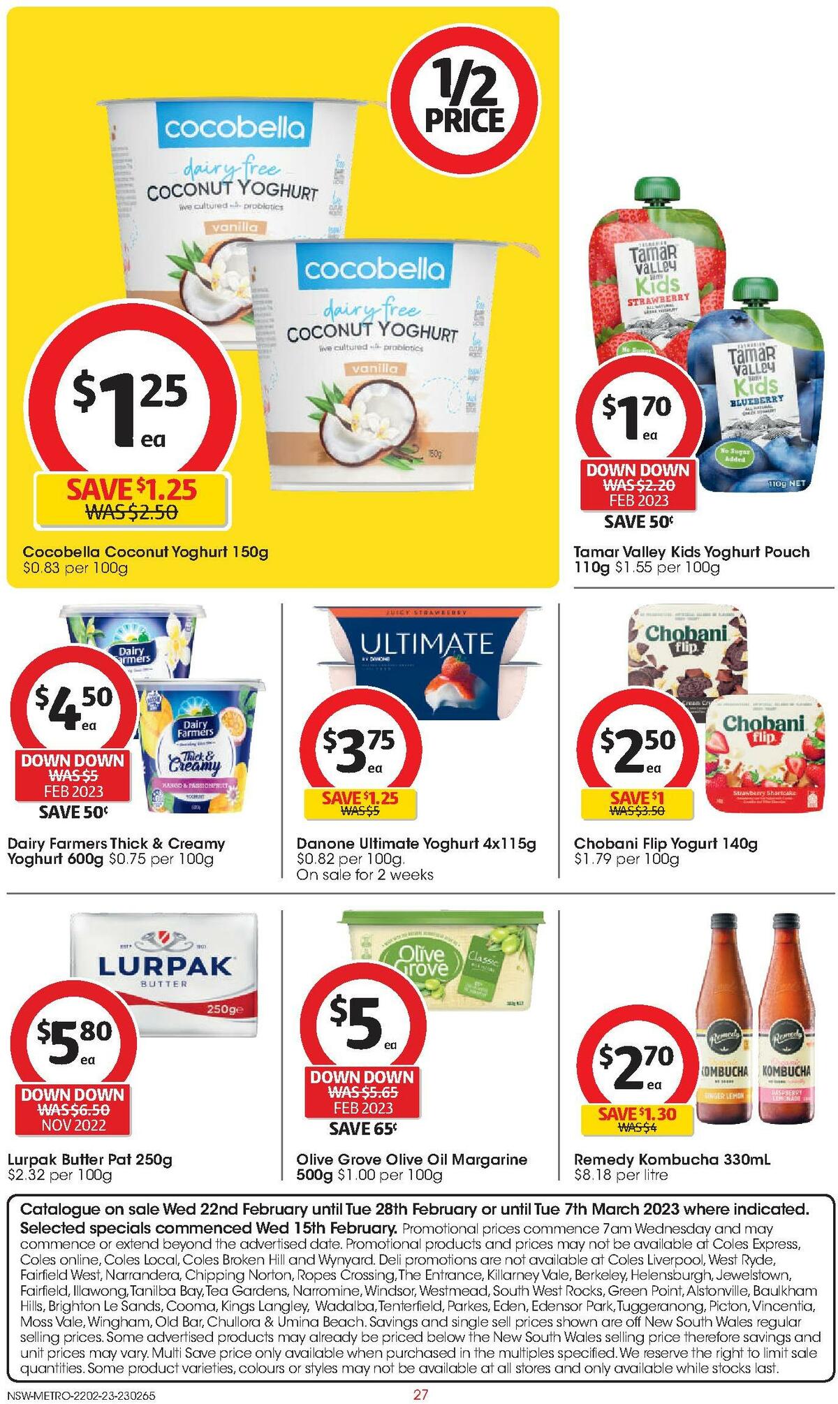 Coles Catalogues from 22 February