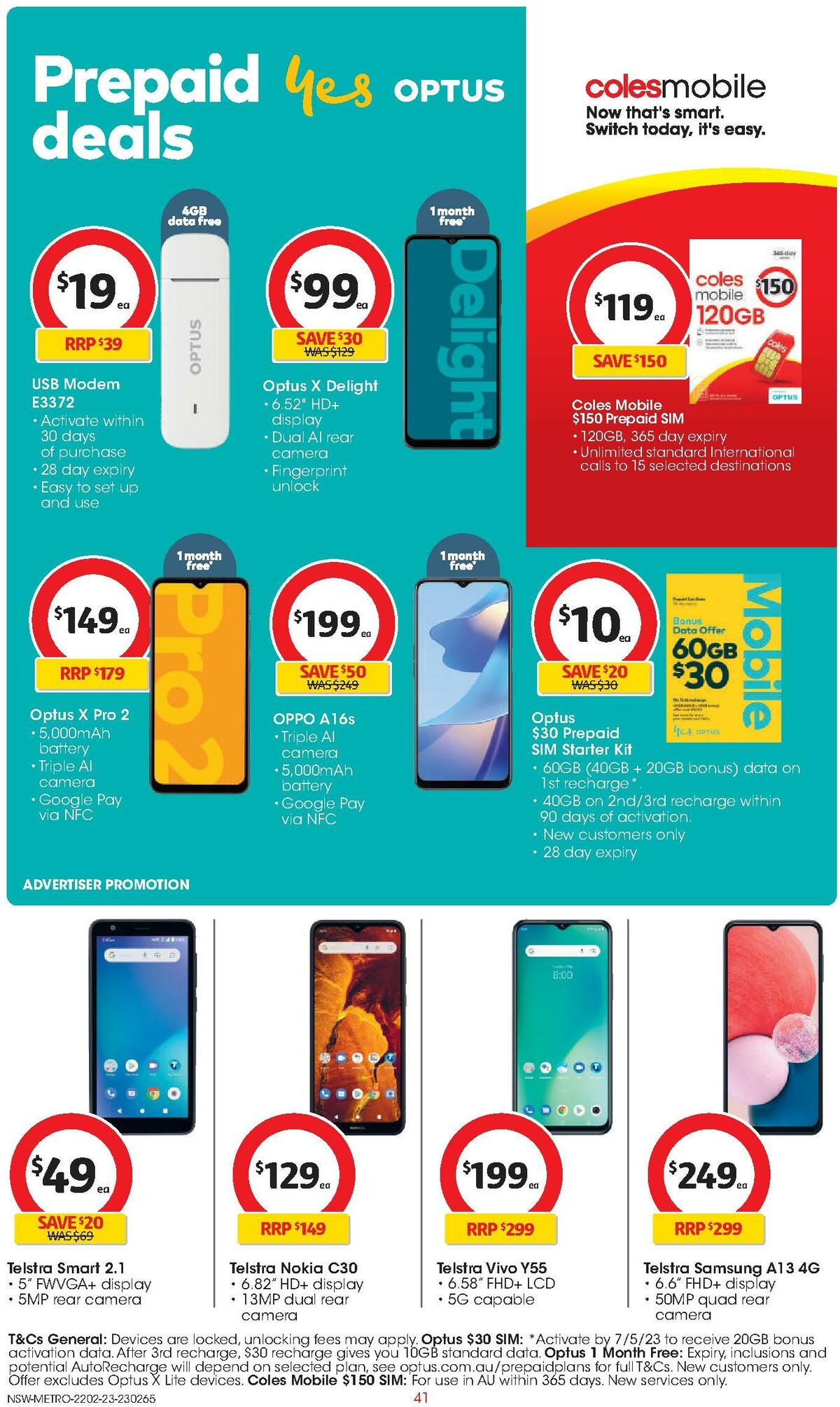 Coles Catalogues from 22 February