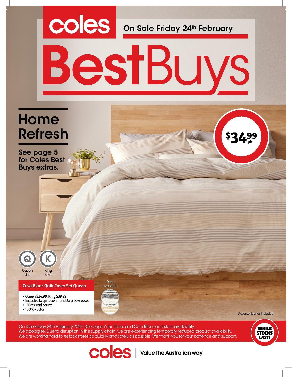 Coles Best Buys - Home Refresh Catalogues from 24 February