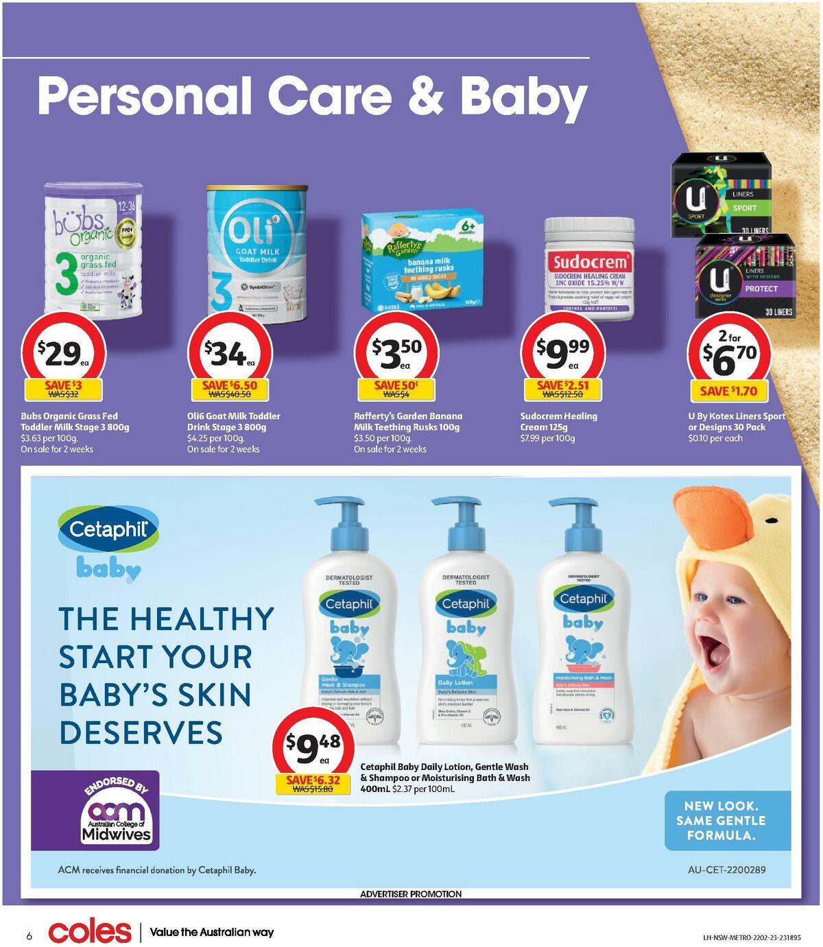 Coles Health & Beauty NSW METRO Catalogues from 22 February