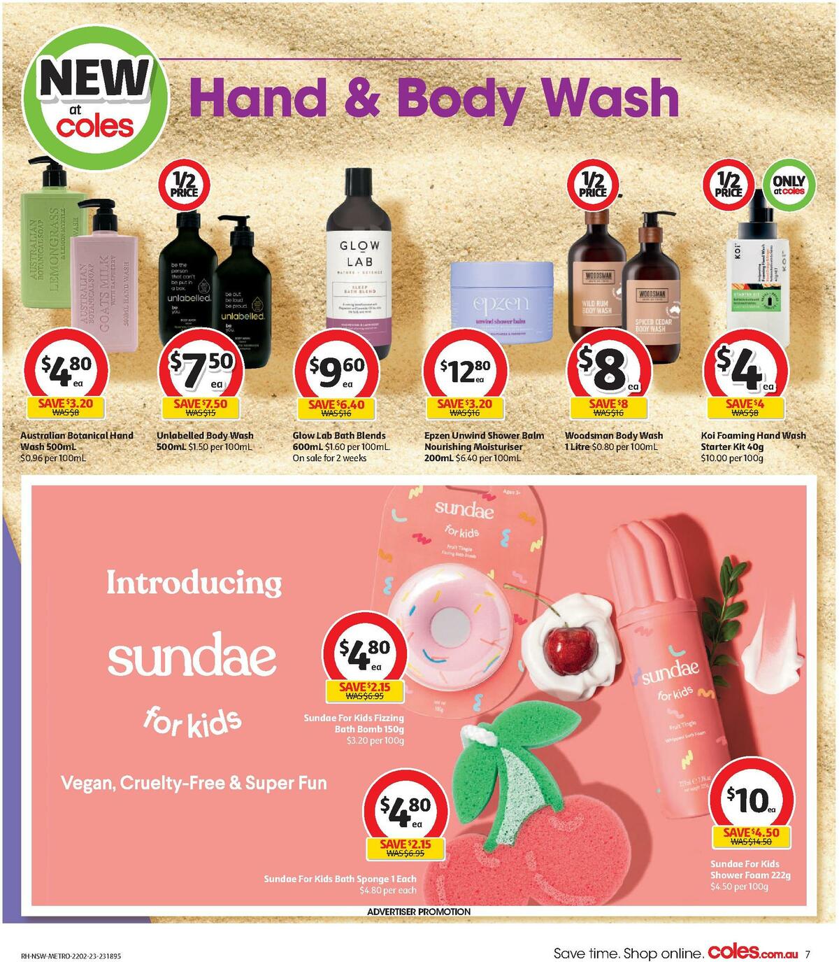 Coles Health & Beauty NSW METRO Catalogues from 22 February