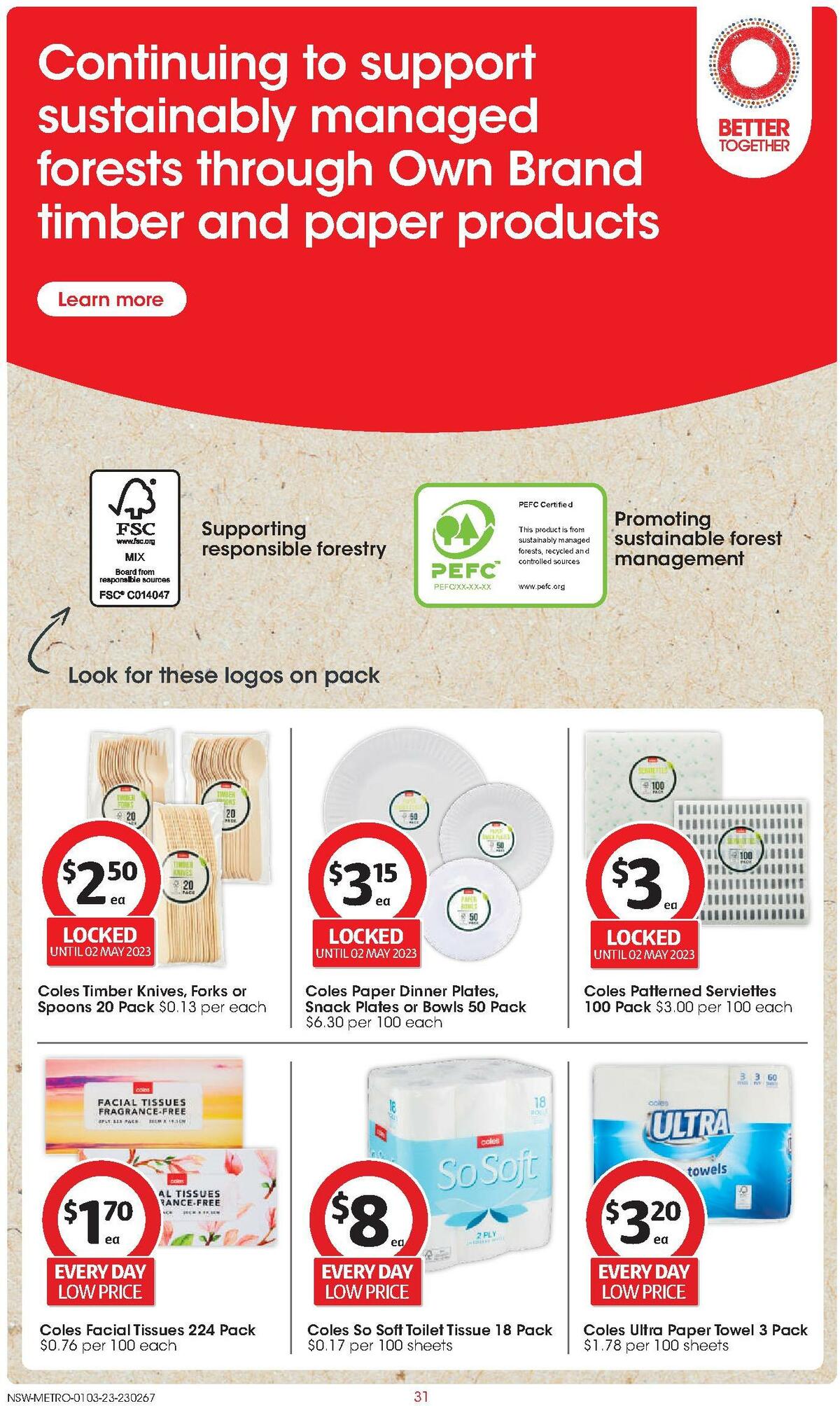 Coles Catalogues from 1 March