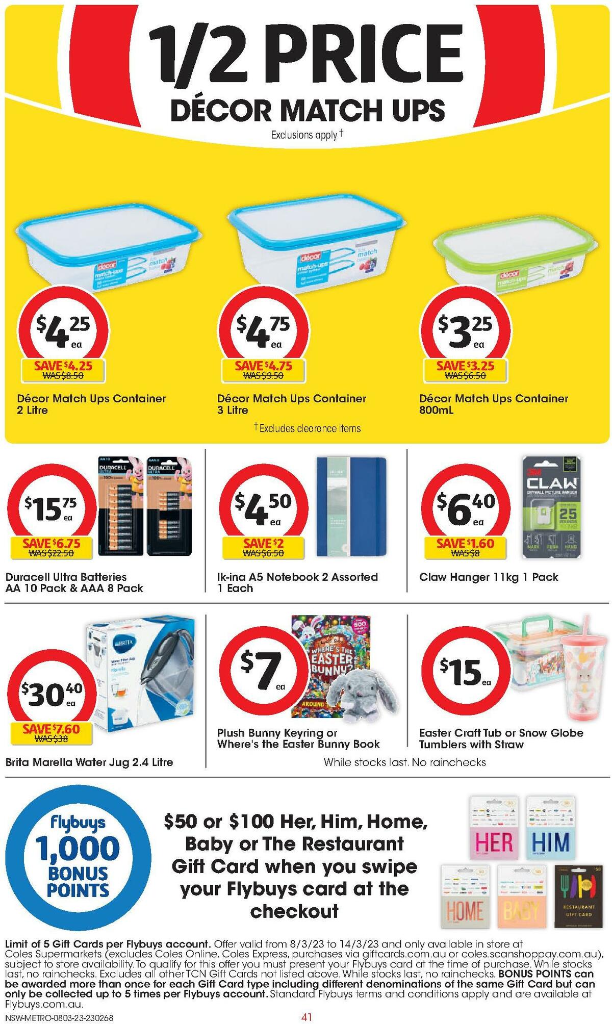 Coles Catalogues from 8 March