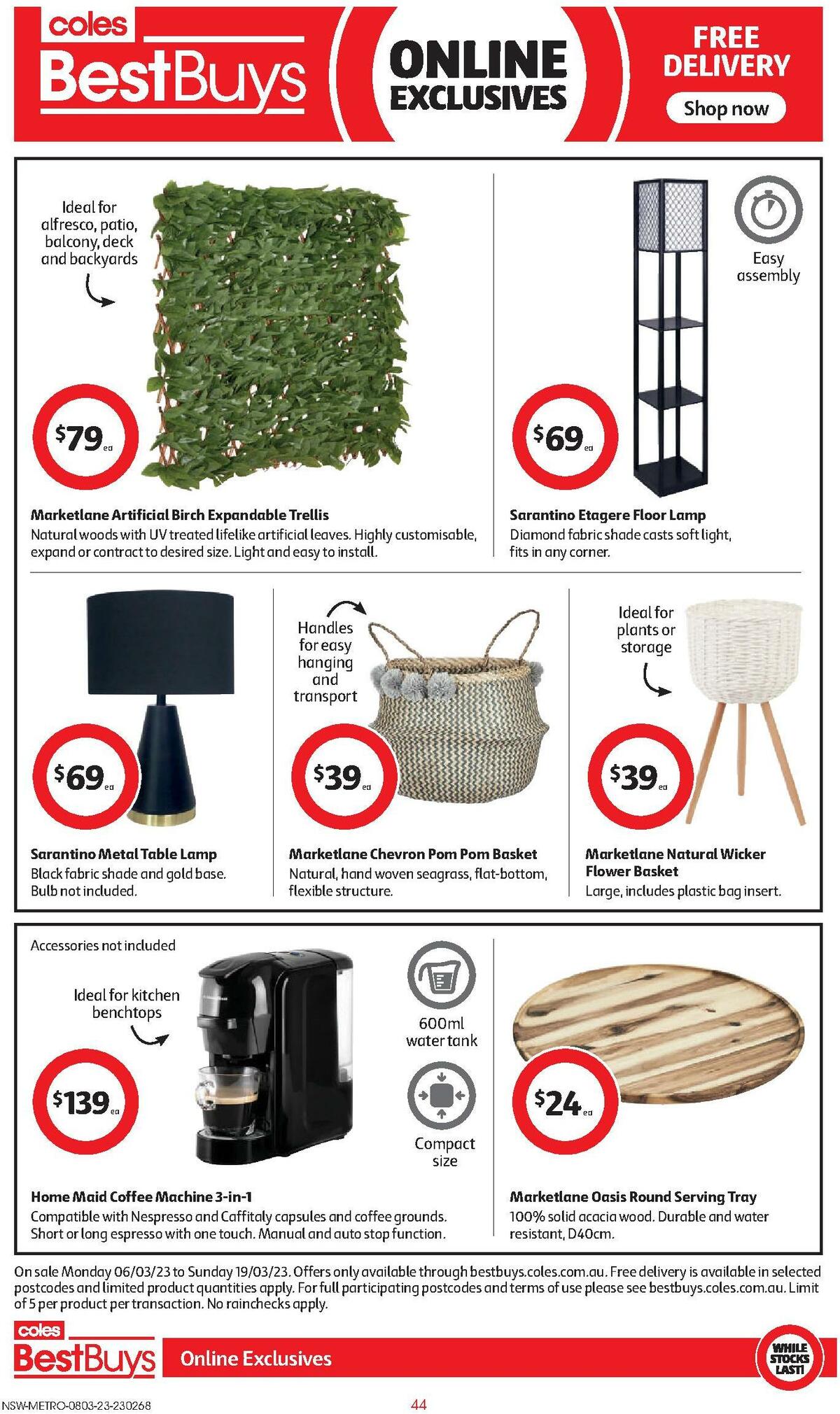 Coles Catalogues from 8 March