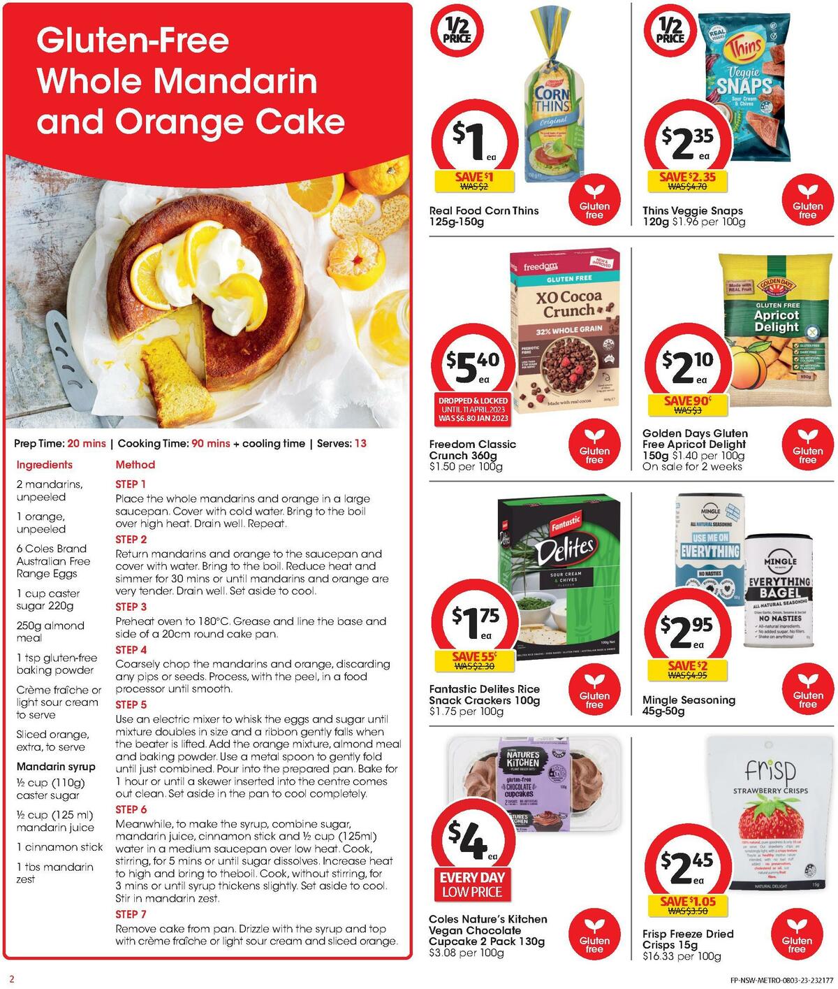 Coles Coeliac Awareness NSW METRO Catalogues from 8 March