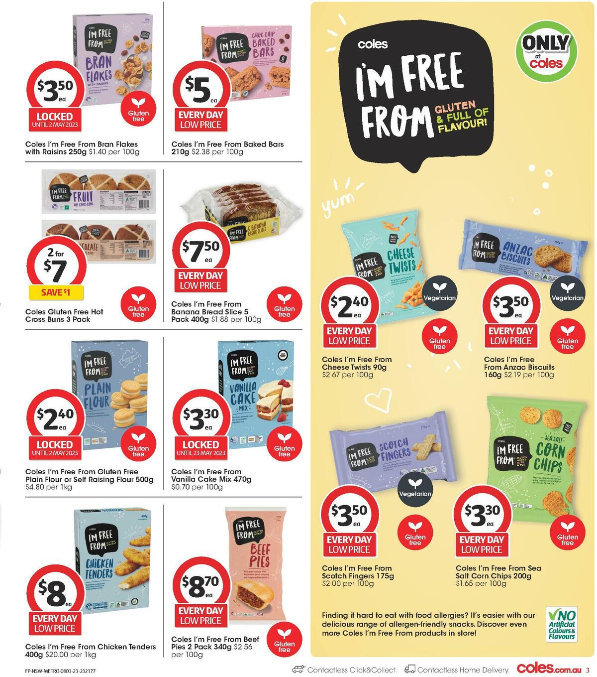 Coles Coeliac Awareness NSW METRO Catalogues from 8 March