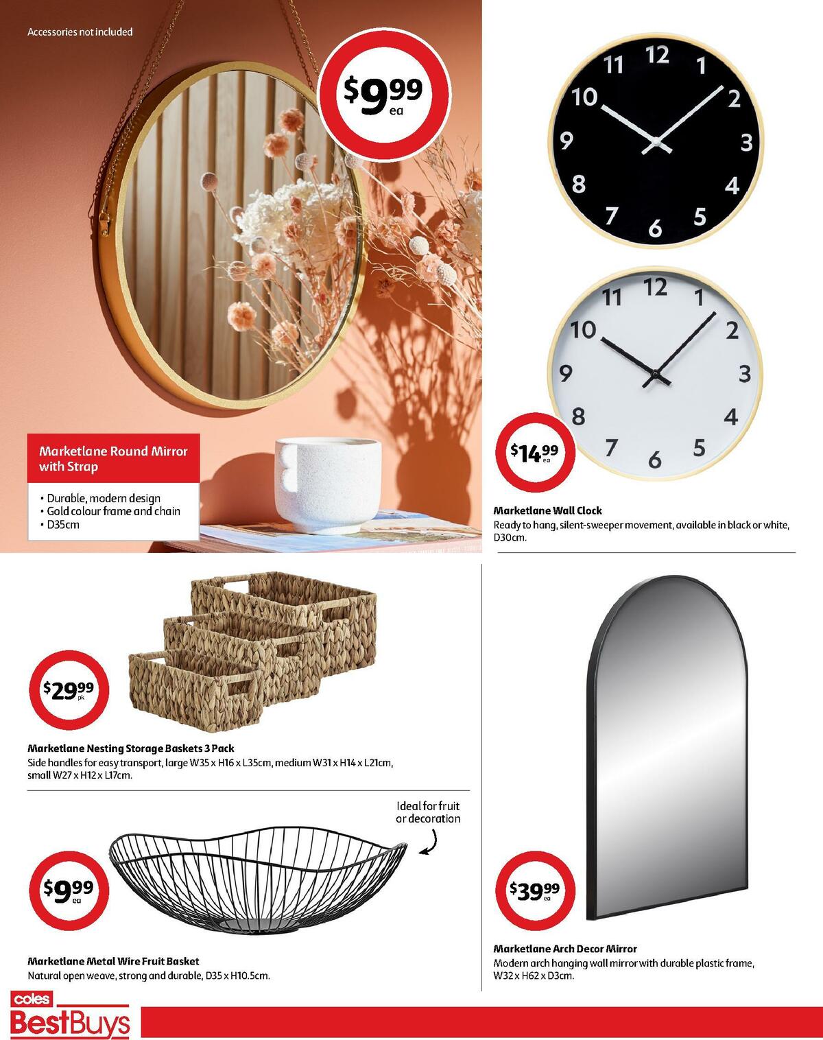 Coles Best Buys - Home Styling Catalogues from 10 March